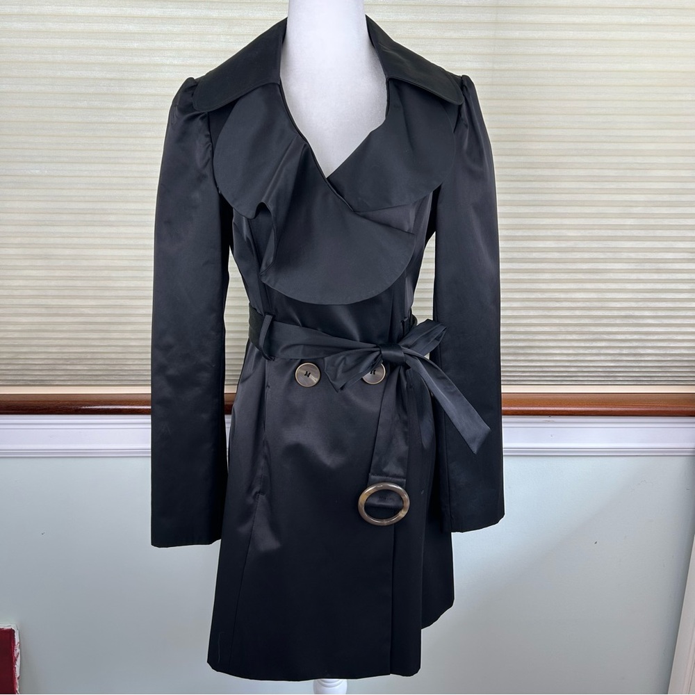Enlightened Outerwear Green with Envy Trench Coat Raincoat Minimalist Fairycore